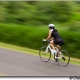 Biker with blur